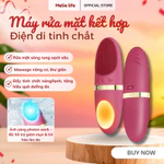Máy Rửa Mặt Điện Di Tinh Chất Nóng Lạnh 6in1 Phiên Bản Mới – Làm Sạch, Massage, Đẩy Dưỡng, Se Khít Lỗ Chân Lông HB21 — ảnh 2