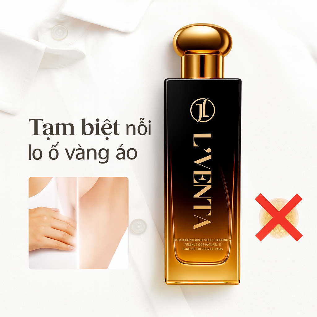 Combo 2 chai xịt L'Venta 45ml (Tổng 90ml) - Giúp ngăn mùi, giữ da khô thoáng