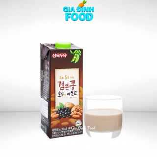 Sữa Hạt óc chó hạnh nhân đậu đen Hàn Quốc - 1L