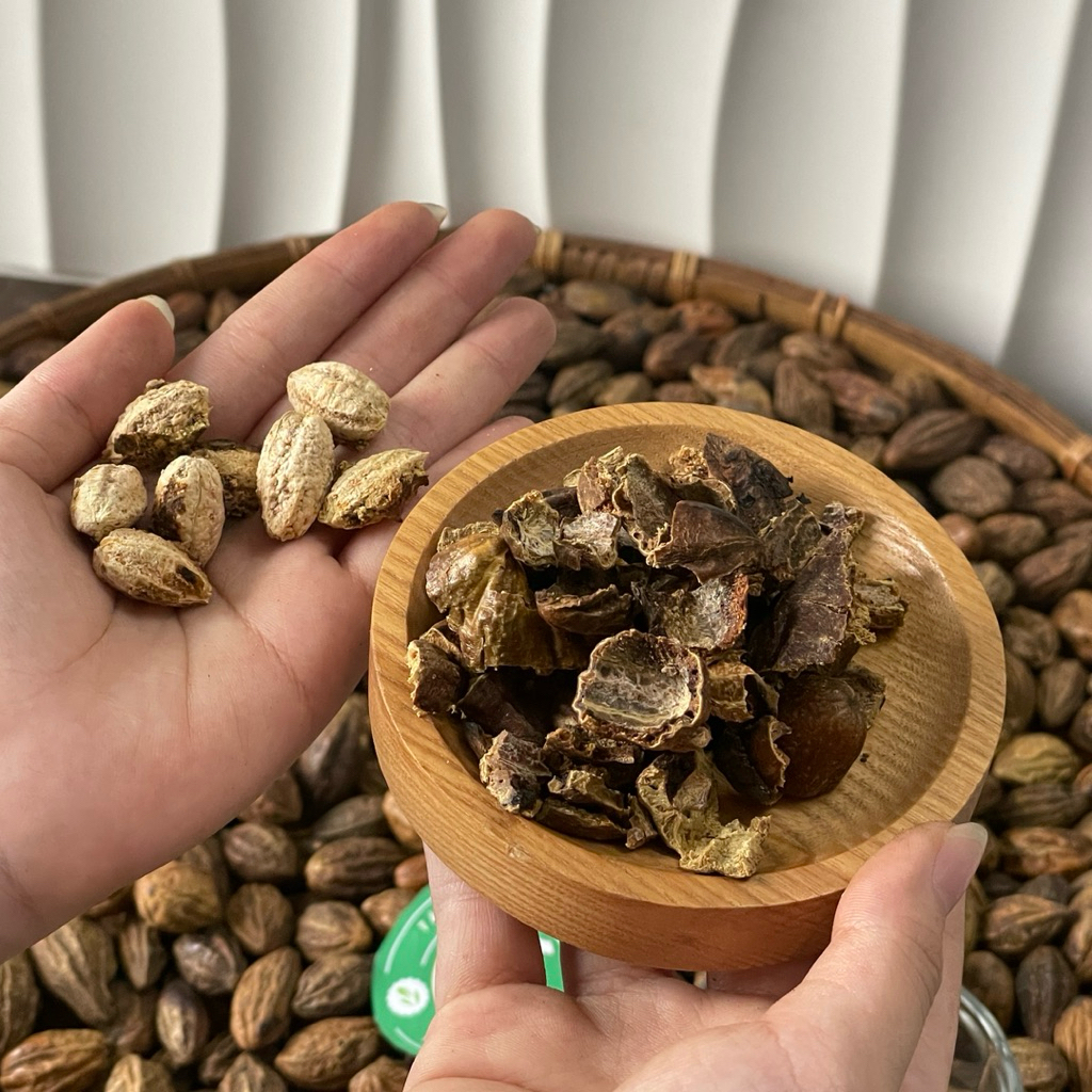 [Hủ 50g] Kha Tử Sao Vàng Lấy Vỏ, Kha Tử Đặc Biệt Đức Thiện - Hỗ Trợ Giảm Ho, Viêm Họng, Thanh Giọng