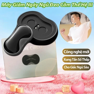 Máy Đeo Cằm Hỗ Trợ Thở Khi Ngủ Thế Hệ 3 – Công Nghệ Xung Nhịp Thư Giãn Hiện Đại
