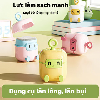 Cây Lăn Bụi Silicon Tĩnh Điện 2 Đầu Tiện Lợi Tái Sử Dụng Nhiều Lần Cây Lăn Lông Siêu Dính Có Nắp Đậy Life Plus - CLB05