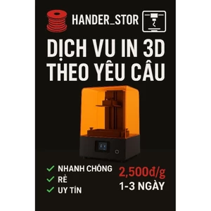🔥Dịch Vụ In 3D Resin Theo Yêu Cầu | Nhận In Mẫu, Mô Hình, Prototype |Nhận Gia Công Số Lượng Lớn, Khổ Siêu To