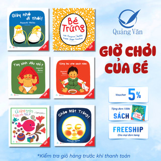 Sách - Combo 6 Cuốn Ehon Nhật Bản - Giờ Chơi Của Bé