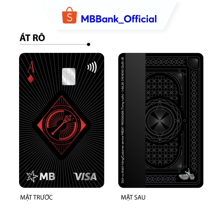 Toàn quốc [Evoucher& Dịch vụ] Dịch vụ phát hành thẻ MB Hi Visa Collection - ACE