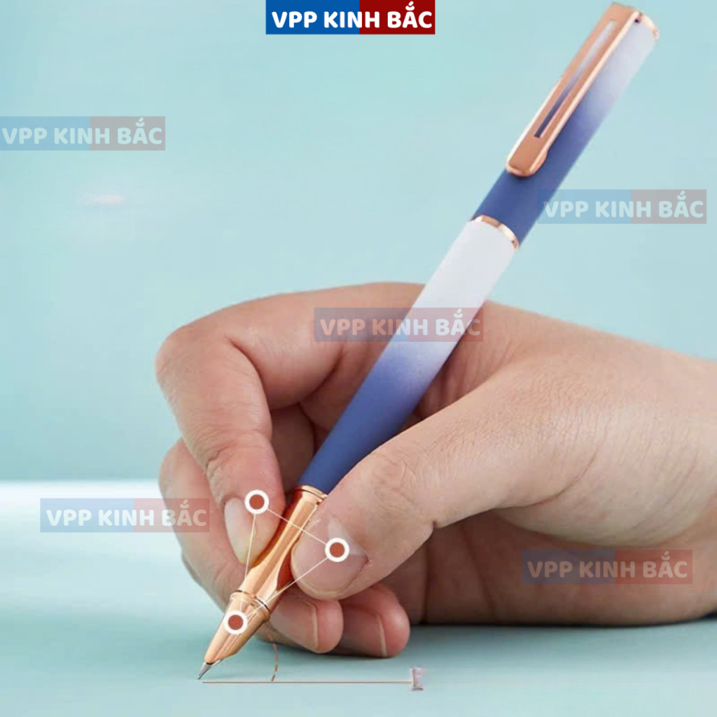 ( Mẫu Mới ) Bút Máy Tẩy Xóa H-01, Viết Êm Trơn Không Gai, Không Tắc Mực Dành Cho Học Sinh Tiểu Học.