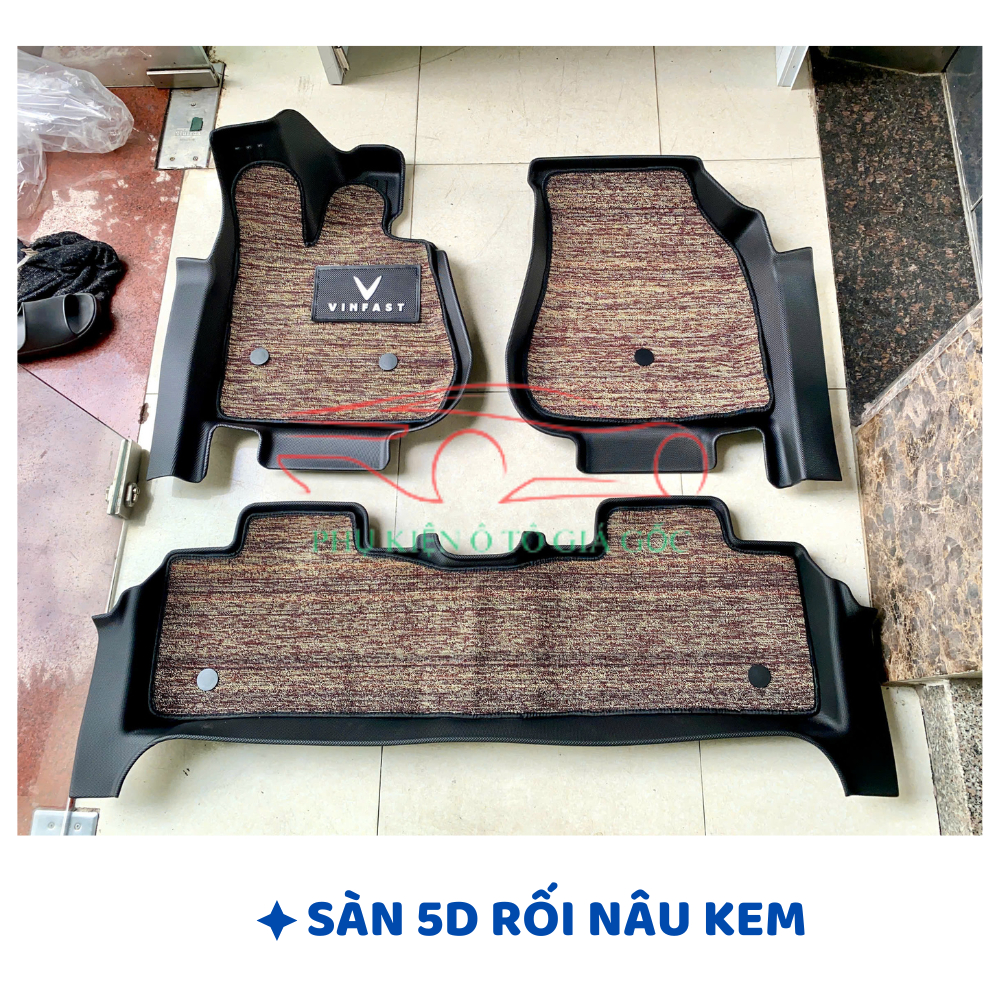 Thảm Lót Sàn VF6 Nhựa TPE 5D Tràn Viền Cao Cấp– Đúc Nguyên Khối, Chống Nước, Dễ Vệ Sinh, Không Mùi, Chuẩn Form