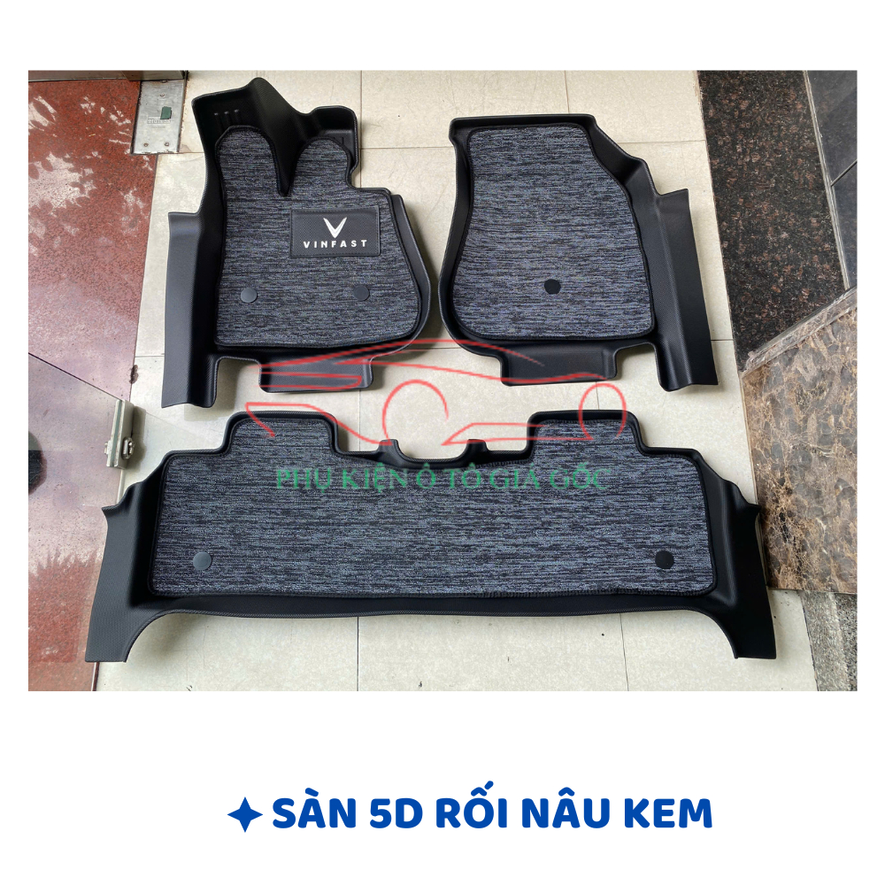 Thảm Lót Sàn VF6 Nhựa TPE 5D Tràn Viền Cao Cấp– Đúc Nguyên Khối, Chống Nước, Dễ Vệ Sinh, Không Mùi, Chuẩn Form