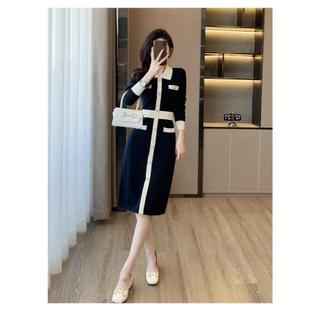 Đầm Len Dệt Kim Cổ Ve Ngọt Ngào AL107