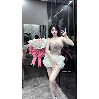 Đầm ren chân hoa cúp ngực sang chảnh đi tiệc 💯💝đi CHƠI, đi LÀM ,đi du lịch sang chảnh, xinh XINH đẹp