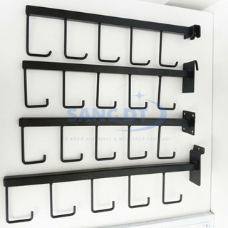 Móc treo vợt cầu lông loại cài kệ lưới ô vuông 5cm,gồm 5 móc râu riêng biệt kích thước 35cm