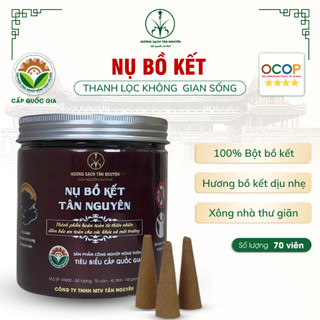 [OCOP 3 SAO - ĐUỔI MUỖI] Hộp 70 viên nụ bồ kết, làm từ quả bồ kết tự nhiên, xua đuổi côn trùng hiệu quả