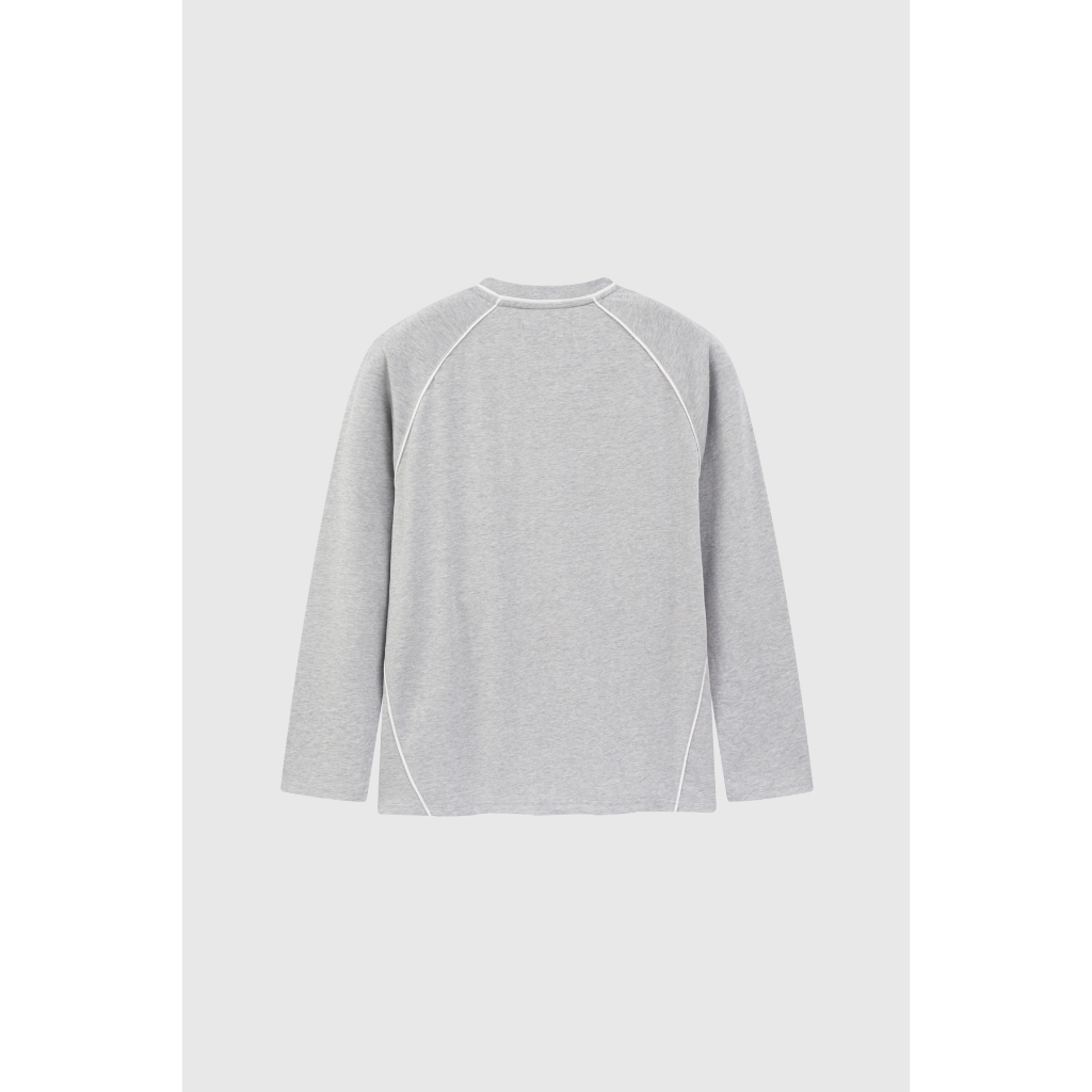[Deal Độc Quyền] Áo Boo Dài Tay Overfit Raglan Cổ Tim Chất Liệu Nỉ Interlock Nhiều Màu Sắc Dày Dặn, Ấm Áp