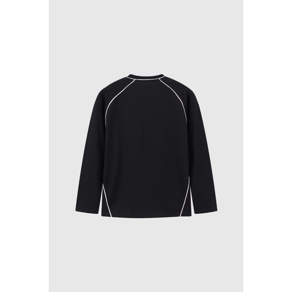 [Deal Độc Quyền] Áo Boo Dài Tay Overfit Raglan Cổ Tim Chất Liệu Nỉ Interlock Nhiều Màu Sắc Dày Dặn, Ấm Áp