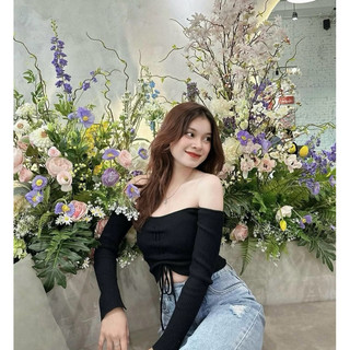 ÁO TRỄ VAI BUỘC NƠ LUCIA TOP TÍ NGOAN (NEWTAG)