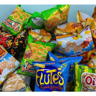 Bánh Snack Oishi - Giòn rụm, béo ngậy, mỗi bịch khoản 32g