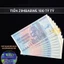 Tờ Tiền 100 TRIỆU Tỷ Zimbabwe Kỉ Niệm Để Sưu Tầm, Làm Quà Tặng , Quà Tết