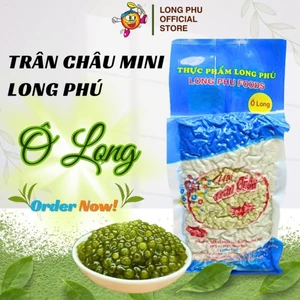 Trân Châu Mini Olong Long Phú Gói 1kg - Trân Châu Hạt tiêu, Topping Trà Sữa, Nguyên Liệu Làm Chè
