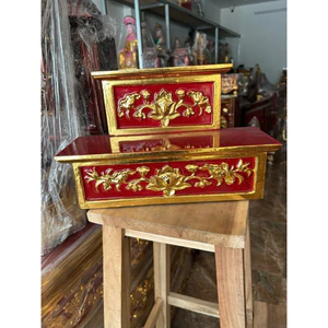 Kệ bày R thờ 2 tầng gỗ mít