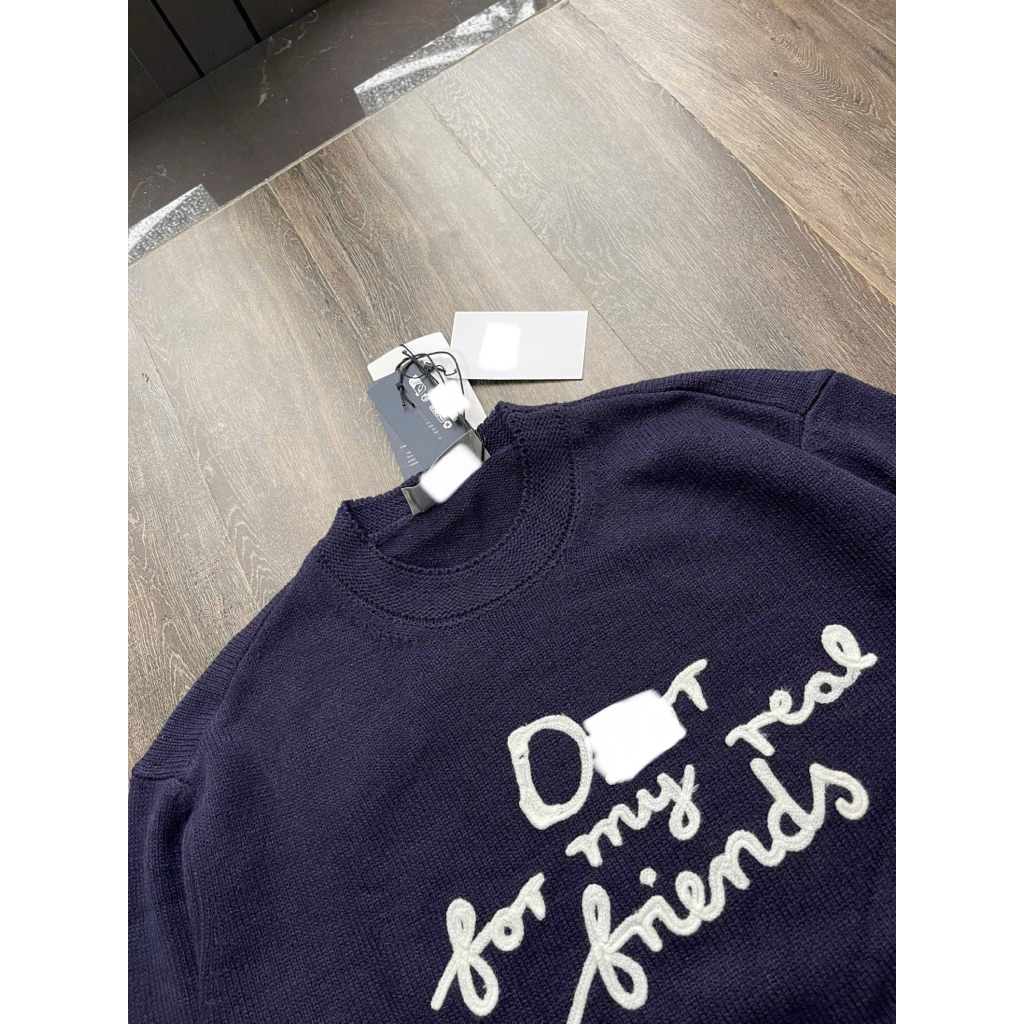 ⚡️[Hight Quality] Áo Len Nam Nữ D001  And H1ton Ne1 Sweater - Họa Tiết Chữ Thêu Nổi Chất Len Mịn Siêu Ấm Loại 1