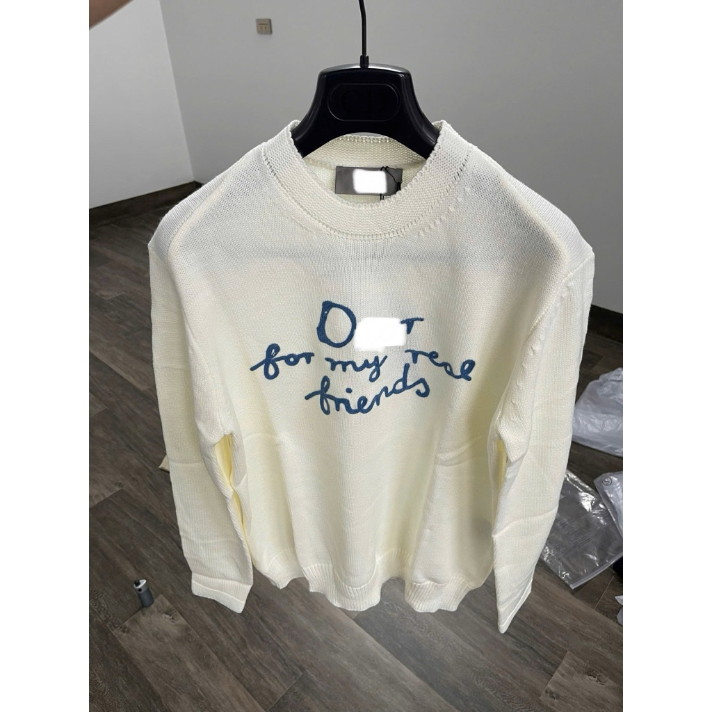 ⚡️[Hight Quality] Áo Len Nam Nữ D001  And H1ton Ne1 Sweater - Họa Tiết Chữ Thêu Nổi Chất Len Mịn Siêu Ấm Loại 1