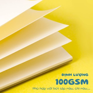 Vở Vẽ 100GSM A4 Học Sinh Tập Tô Màu Cho Bé - Sổ Tô Màu Sổ Vẽ Học Sinh Giấy Dày Mịn Hạn Chế Lem An Toàn