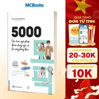 Sách - 5000 Cấu Trúc Ngữ Pháp Quán Dụng Ngữ Và Từ Vựng Tiếng Hàn