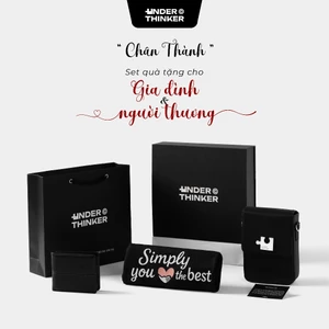 Set Bộ Hộp Quà Tặng Tết CHÂN THÀNH Tặng Ba Bạn Trai Thân Người Yêu Nam Valentine |UNDERTHINKER