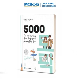 Sách - 5000 cấu trúc – quán dụng ngữ – từ vựng tiếng Hàn