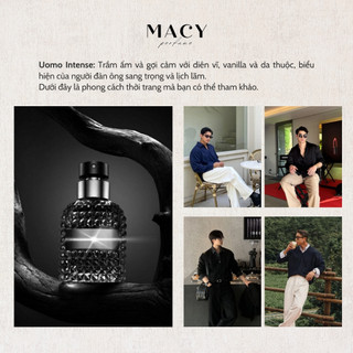 Nước hoa Nam Valentio Uomo Intense - Ngọt Ấm Cuốn Hút