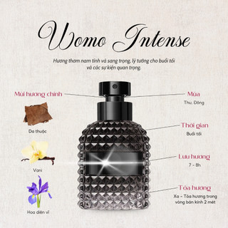 Nước hoa Nam Valentio Uomo Intense - Ngọt Ấm Cuốn Hút