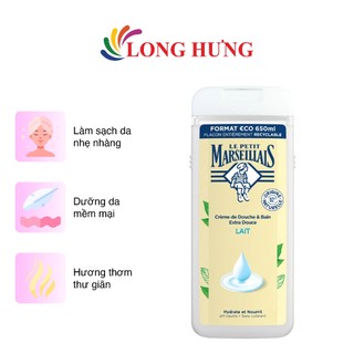 Kem tắm bồn Le Petit Marseillais (650ml)