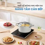 Bếp Từ Đơn KALITE Ultra H6 2000W - Cảm Ứng Sensor Touch Mặt Kính Pha Lê Cao Cấp - 8 Mức Công Suất — ảnh 2