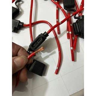 Chân cắm cầu chì vòng có nắp đậy hàng xịn. Chân cắm dùng cho ô tô, xe tải,..(1 chiếc)