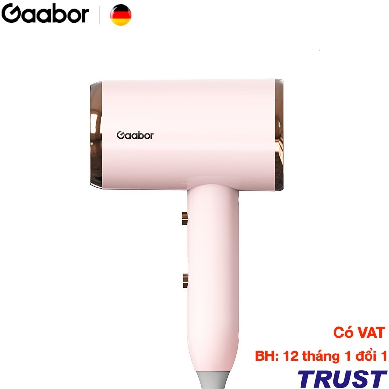 Máy sấy tóc ion âm 1000W Gaabor GHD-N1000D sấy nhanh 2 chiều nóng lạnh độ ồn thấp - Chính Hãng