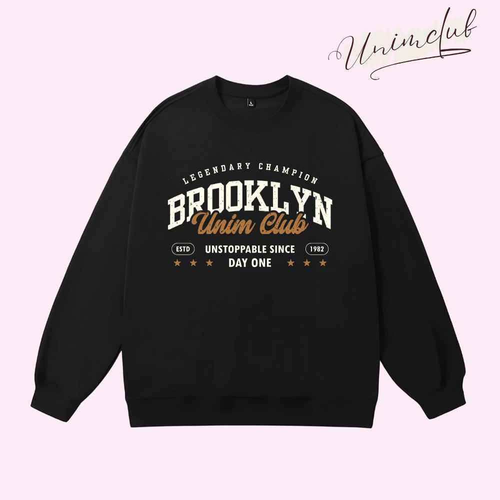 Áo Sweater Unim Club Chất Liệu Nỉ Chân Cua Cao Cấp Sweatshirt Form  Rộng Premium Collection New