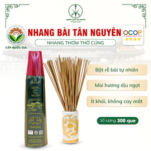 Túi 500gram hương nhang bài que cao cấp Tân Nguyên, từ rễ cây hương bài, an toàn sức khỏe