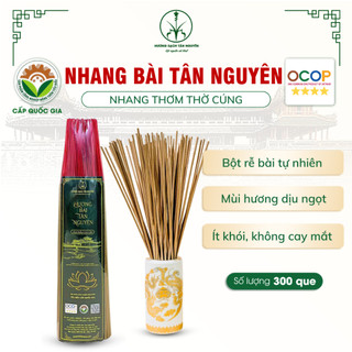 [OCOP 4 SAO - CAO CẤP] Túi 500gram hương nhang bài que cao cấp Tân Nguyên, từ rễ cây hương bài, an toàn sức khỏe