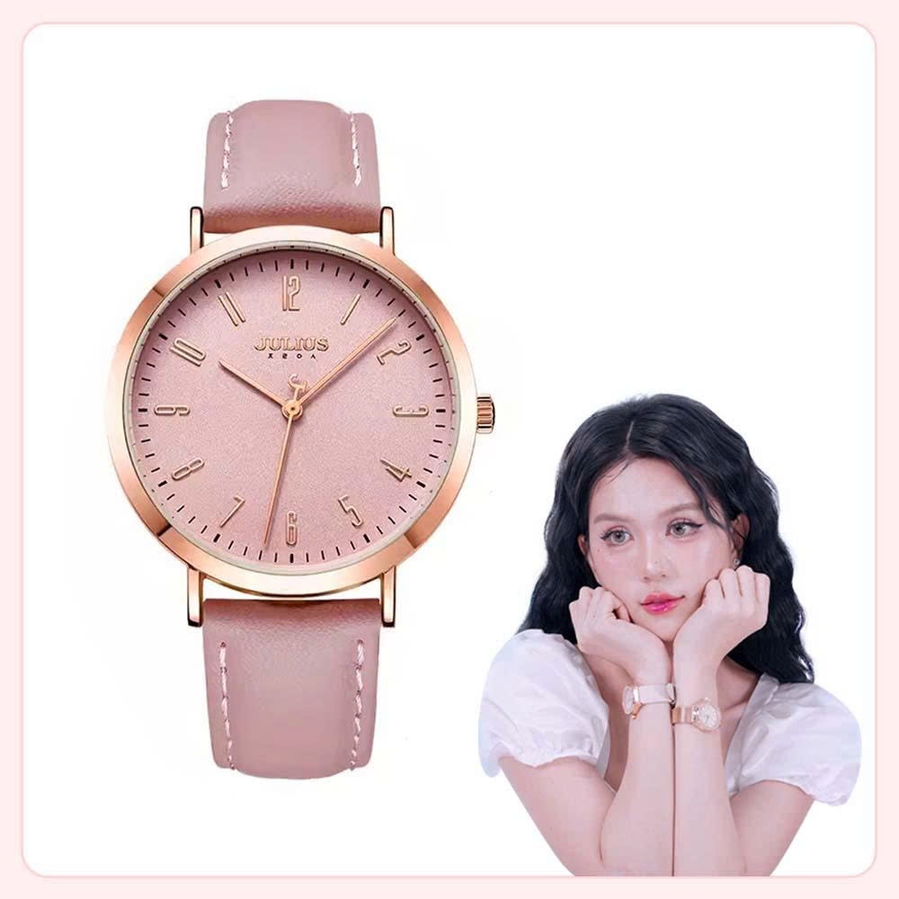 Combo Đồng hồ nữ Julius JA-1017D +  Vòng đeo tay Julius JSB078 RG