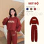 Áo Nỉ Sweater ECOCHIC Set Bộ Dài Nam Nữ Unisex Dày Set Quần Jogger Bo Chun Thoải Mái Cao Cấp Chính Hãng B187
