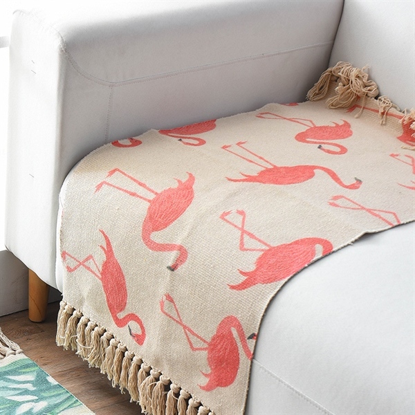 Thảm Trải Sàn Canvas Vintage Chống Trượt Trang Trí Nhiều Kích Thước