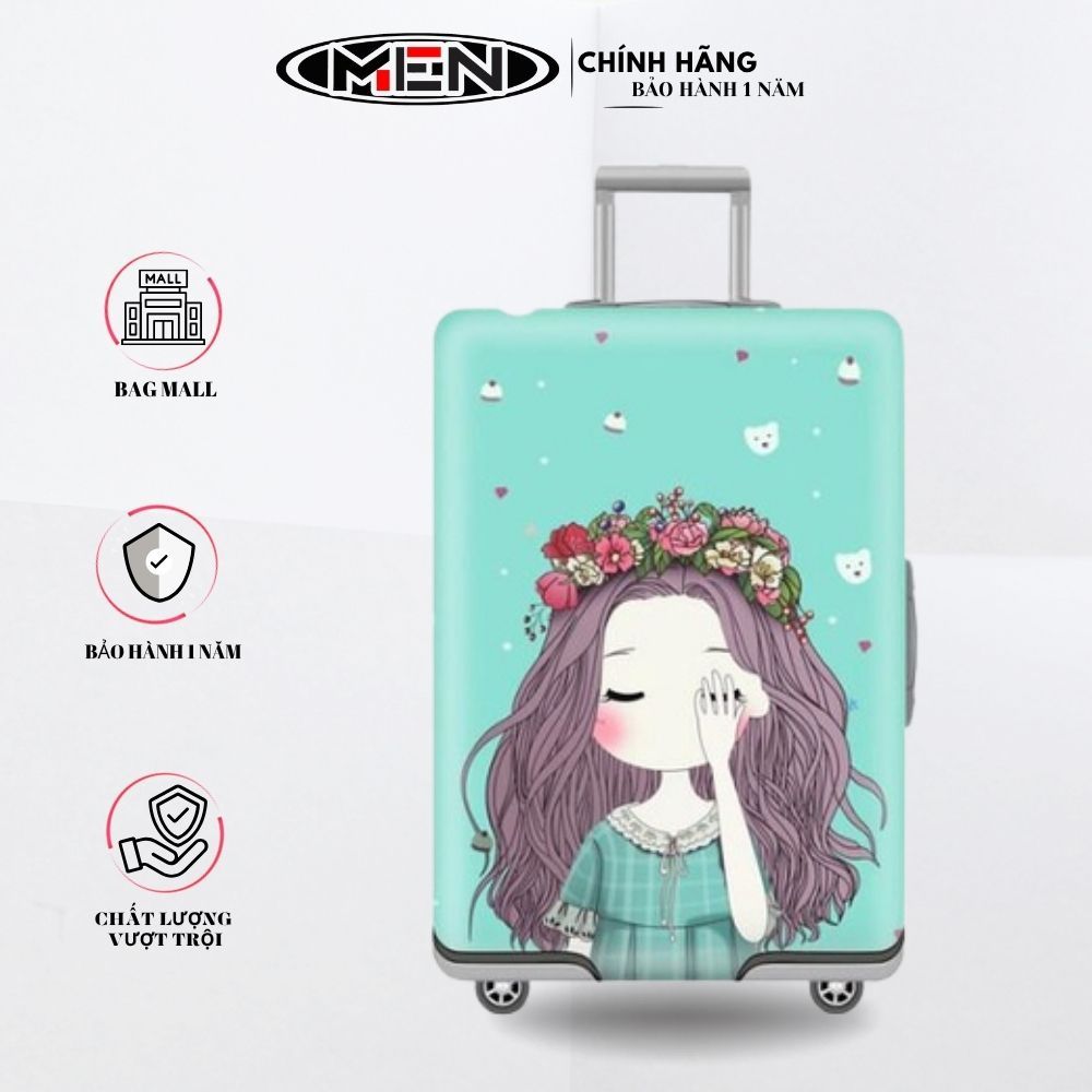 Túi bọc vali - áo bọc vali cao cấp khoá kép vải thun dày chống nước co giãn 4 chiều 3 size chọn (siêu hót)