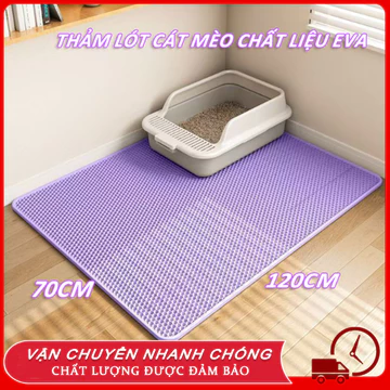 🔥🔥Thảm hứng cát mèo Kích thước lớn thảm thảm cát,Thảm chống văng cát cho nhà vệ sinh khay chậu cát mèo