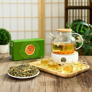 Trà Đinh Lăng Sunbeleaf - Giúp Ngủ Ngon, Giảm Mệt Mỏi, Cải Thiện Trí Nhớ Và Tuần Hoàn Máu - Hộp 20 Gói