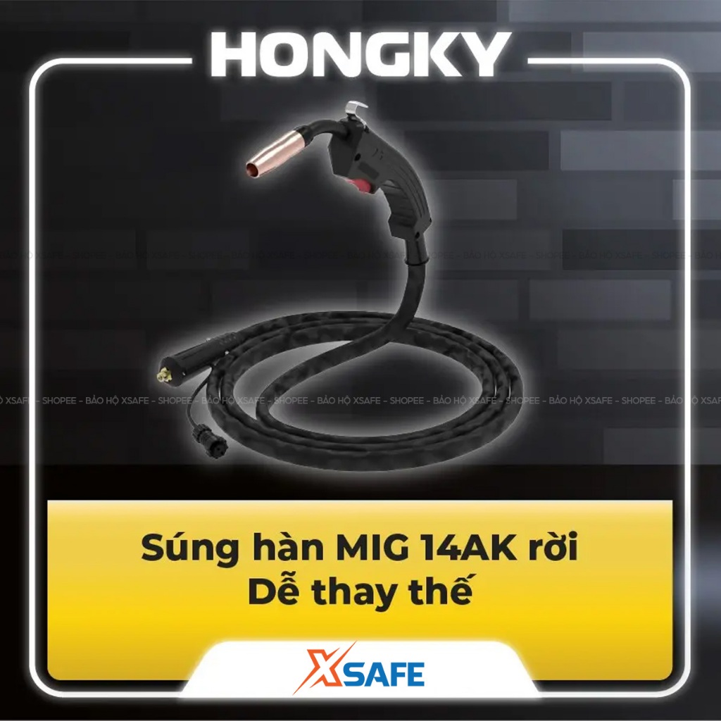 Máy hàn mig Hồng Ký HKF1200S 2IN1 dòng hàn chuẩn 120A hàn MIG không khí với dây lõi thuốc và hàn que