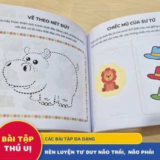 Sách - Combo 3 Cuốn Rèn Luyện Tư Duy Não Trái, Não Phải