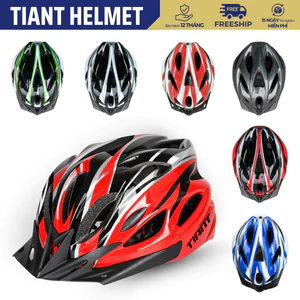 NÓN XE ĐẠP TIANT 08 nam nữ nửa đầu siêu nhẹ khóa cài chắc chắn cam kết chất lượng TIANT T08