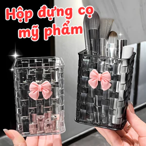 Hộp Đựng Cọ Trang Điểm Để Bàn, Hộp Đựng Bút Viết Đồ Dùng Văn Phòng, Sắp Xếp Bàn Làm Việc