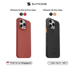 Ốp lưng SPORT iPhone 15 Pro / 15 Pro Max & 16 Pro Max SLIMCASE - Chống sốc, chống trượt, hỗ trợ sạc không dây