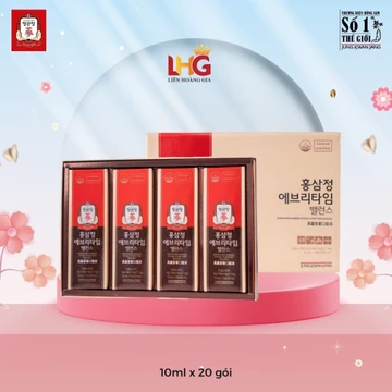 [CHÍNH HÃNG] Tinh Chất Hồng Sâm KGC Everytime Balance (Hộp 20 Gói x 10mL) - Sâm Pha Sẵn Hàn Quốc
